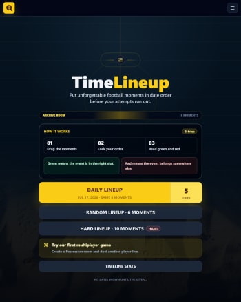 TimeLineup screenshot
