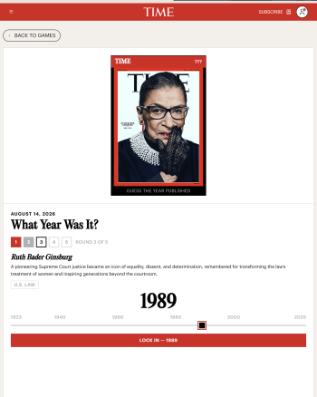 What Year Was It? screenshot