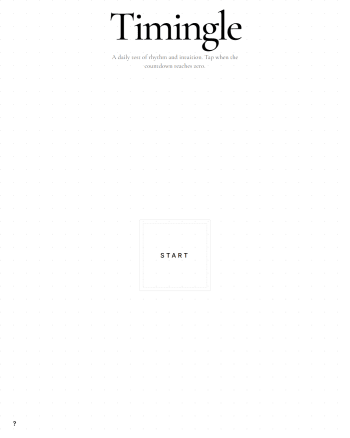 Timingle screenshot