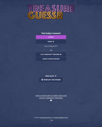 Treasure Guessr screenshot