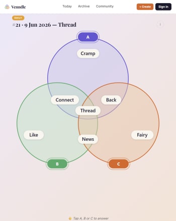 Venndle screenshot