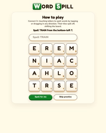 Word Spill screenshot
