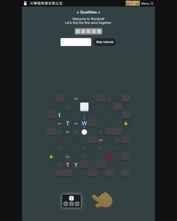Wordcell screenshot
