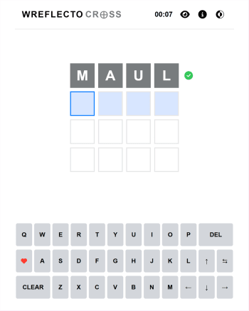 Wreflecto Cross screenshot