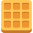 Number Waffle icon
