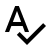 Spellcheck icon