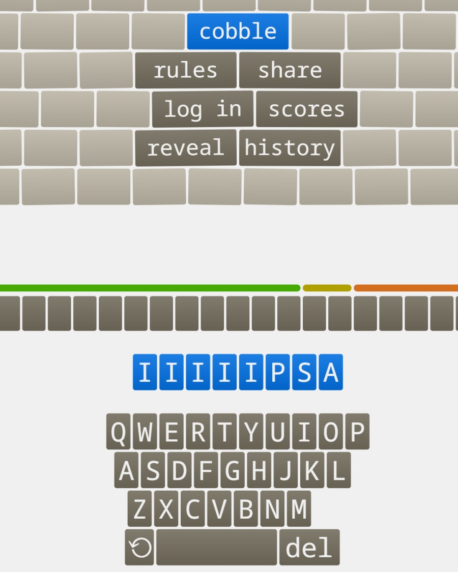 Cobble screenshot