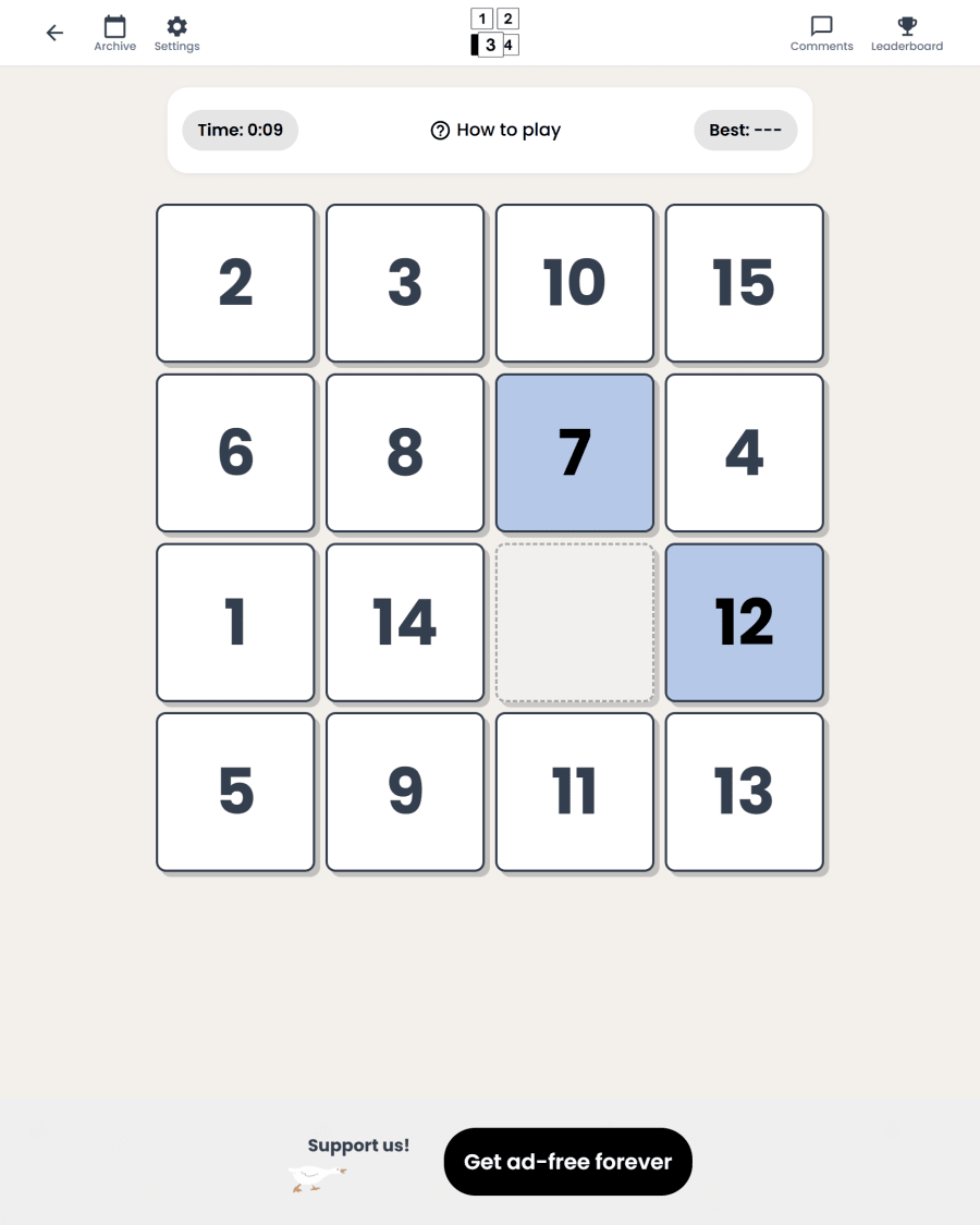 Digit Shift screenshot