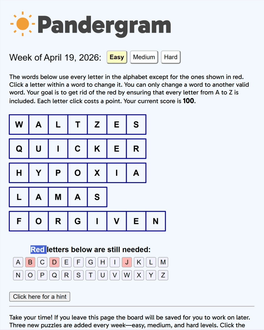 Pandergram screenshot