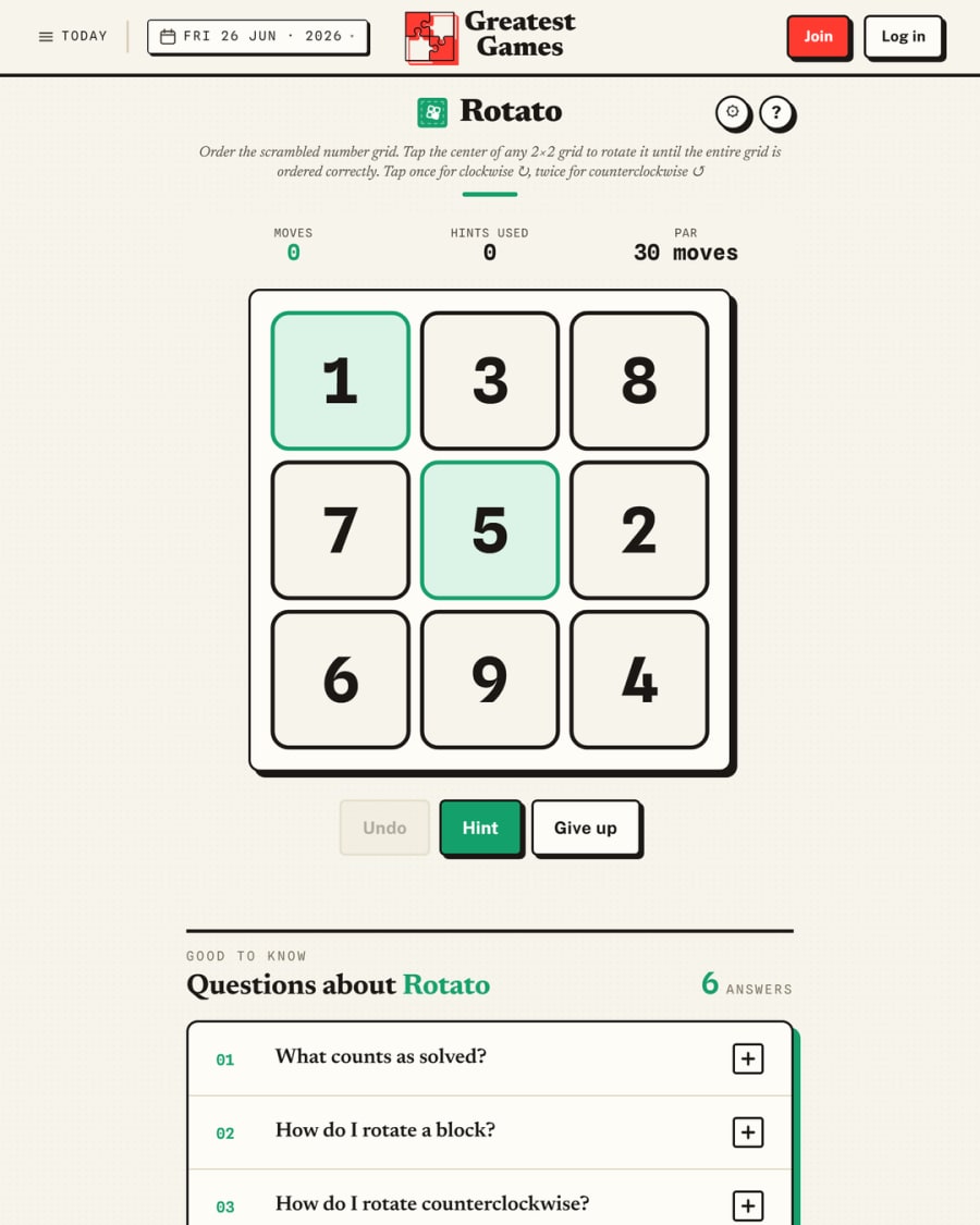 Rotato screenshot