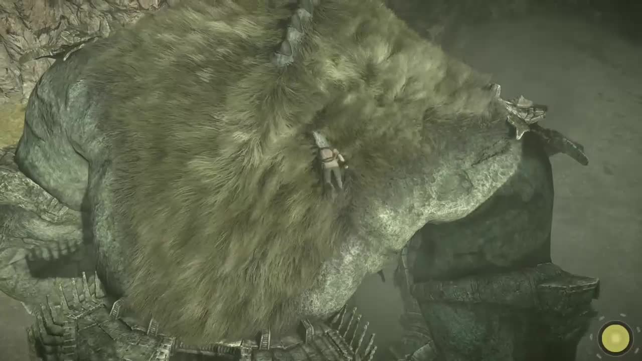 Shadow of the Colossus первый босс (колосс)