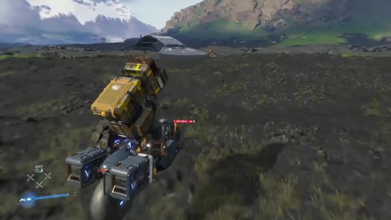 Death Stranding Сэм едет на байке