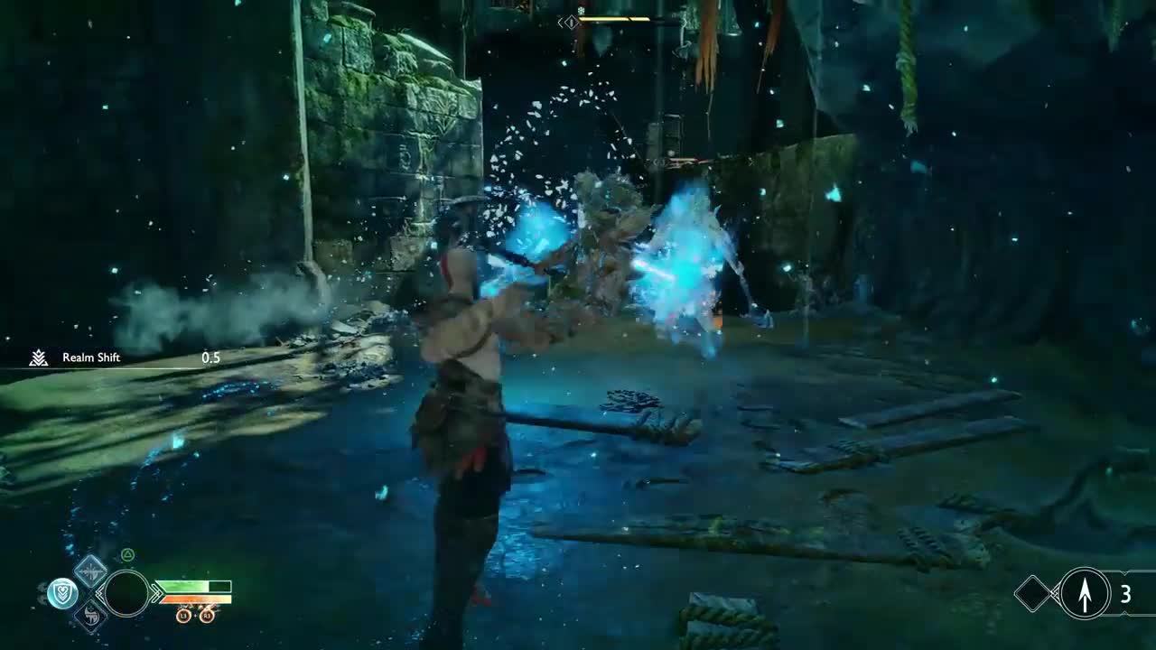 Геймплей сражения в God of War