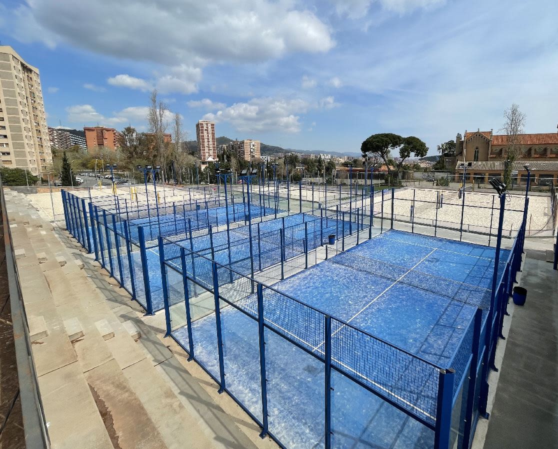 Eurofitness Vall D ́hebron padel courts