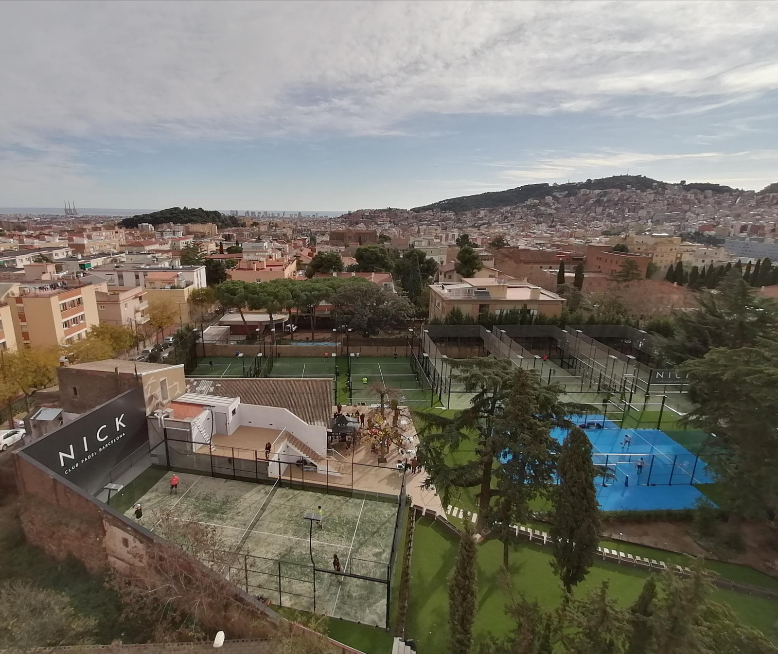 Nick Club Pádel Barcelona padel courts