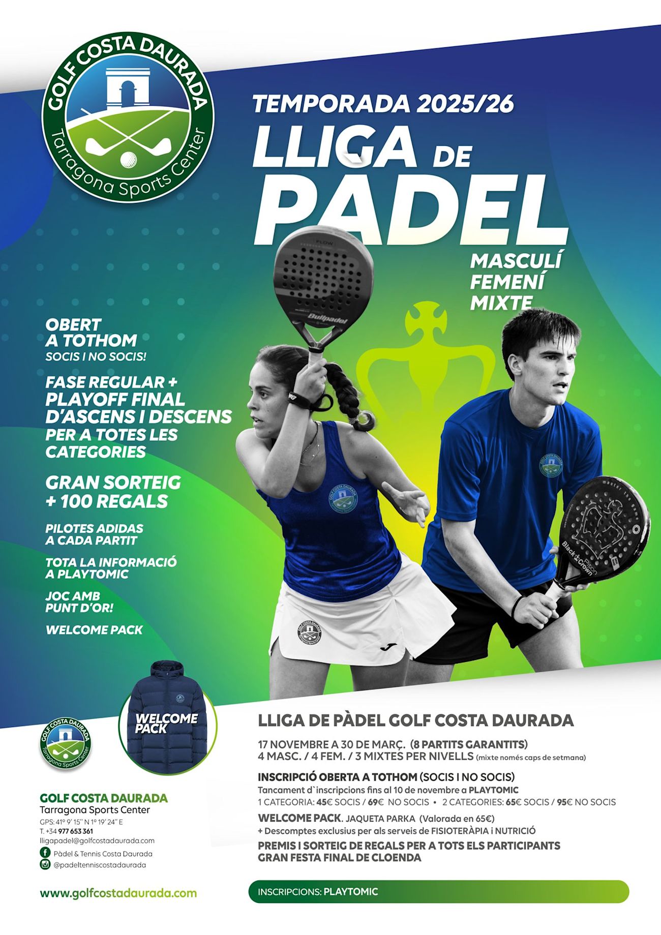 2ª FEMENINA - LLIGA DE PADEL GOLF COSTA DAURADA 2025-26