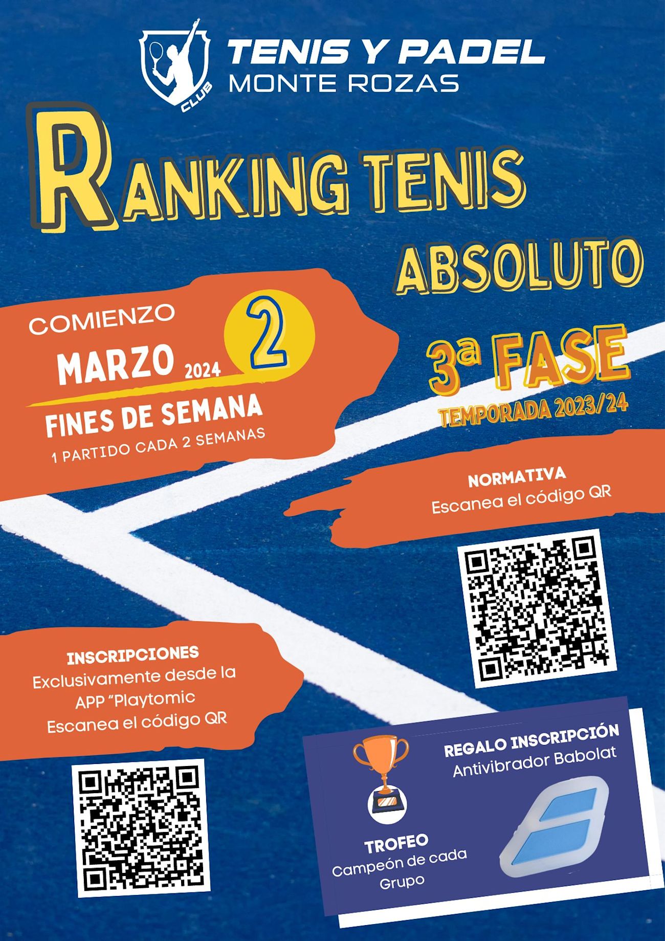 FASE 3 RANKING ABSOLUTO 2023-24 TENIS