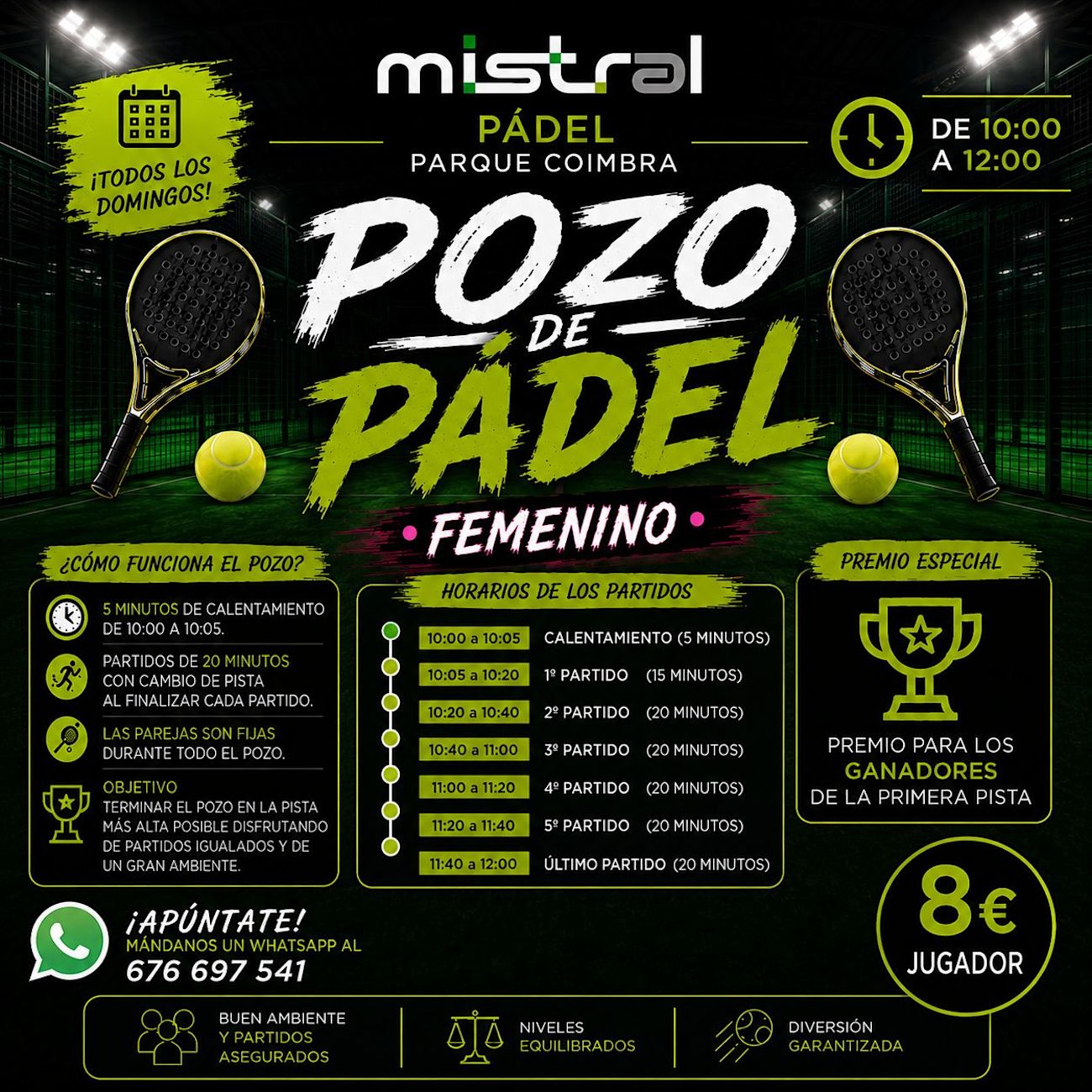 POZO FEMENINO MISTRAL