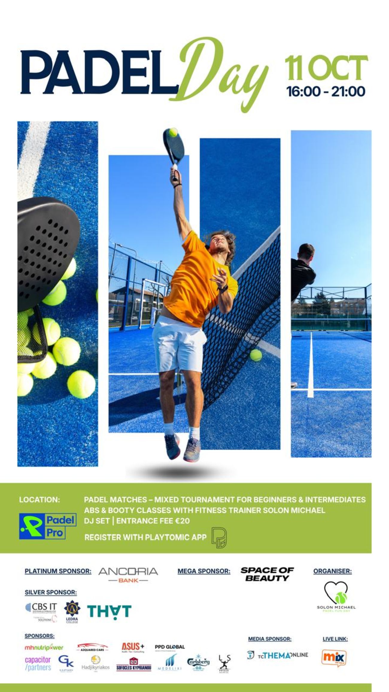 PADEL DAY MIXED INTERMEDIATES- BY SOLON MICHAEL