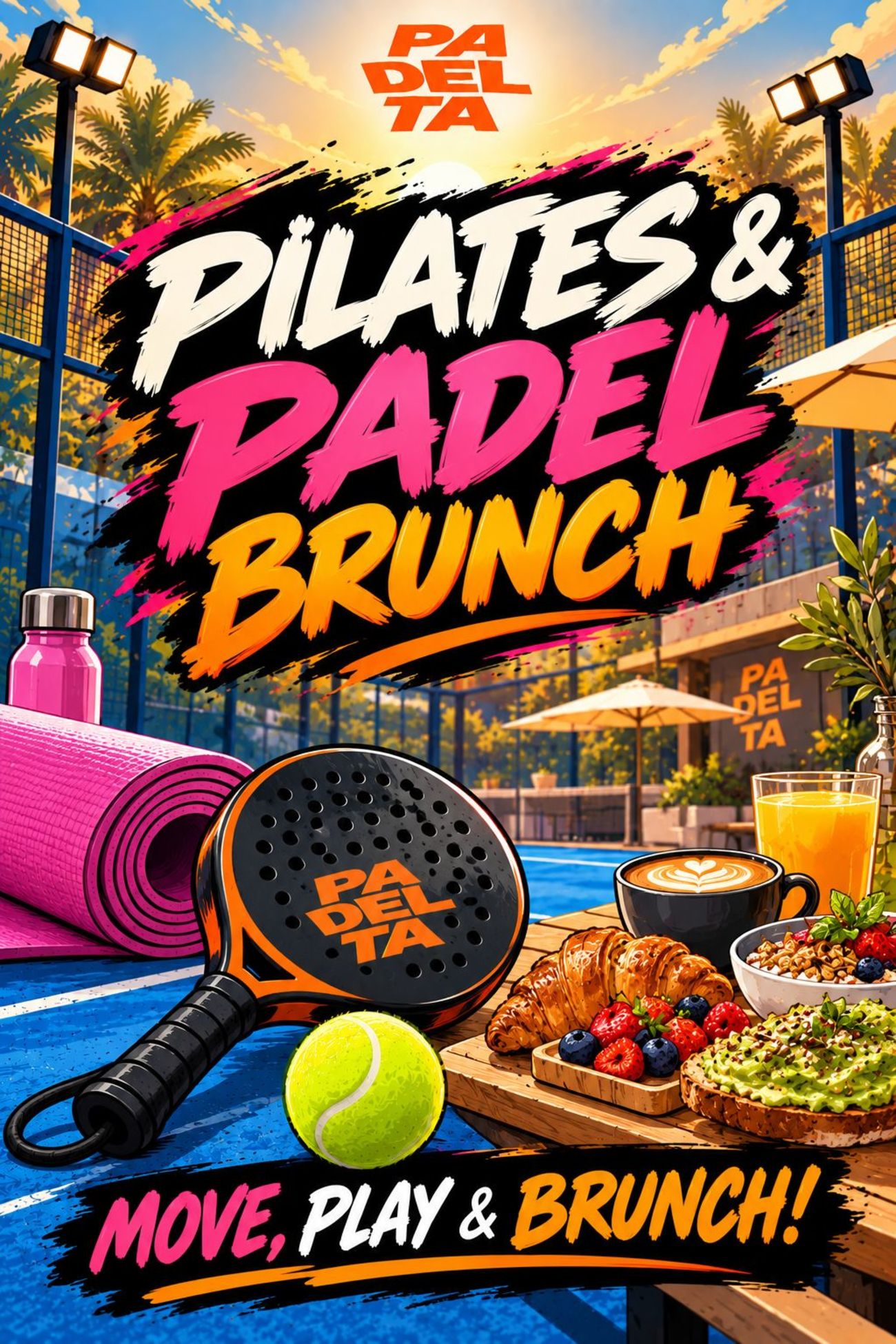 🧘 Pilates & Padel Brunch 🎾🥐