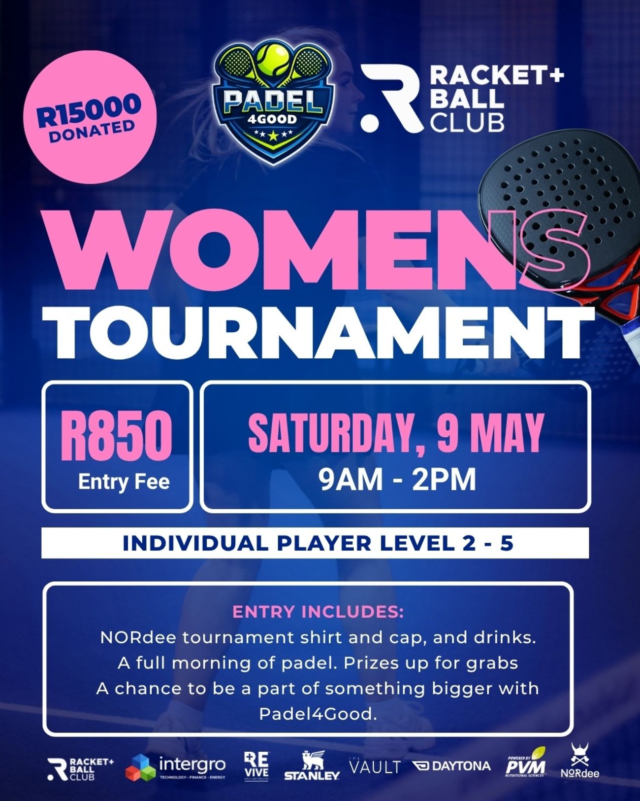 Padel4Good Ladies tournament Level 2 - 5 