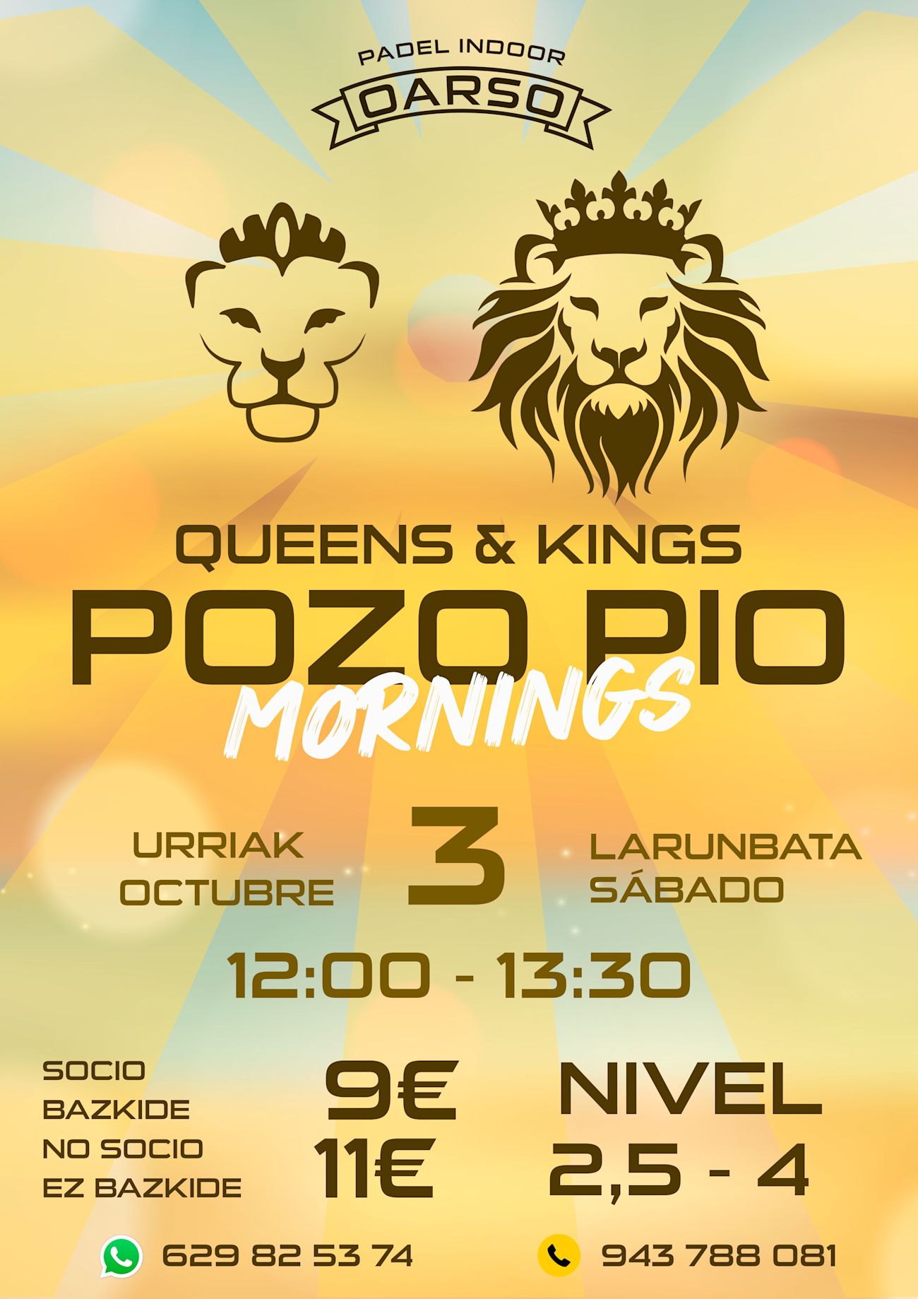 👑 POZO SABADO MAÑANERO PIO QUEENS & KINGS 👑
