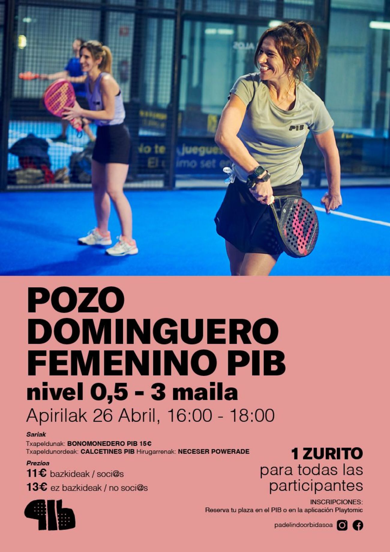 🎾POZO FEMENINO PIB 🏆