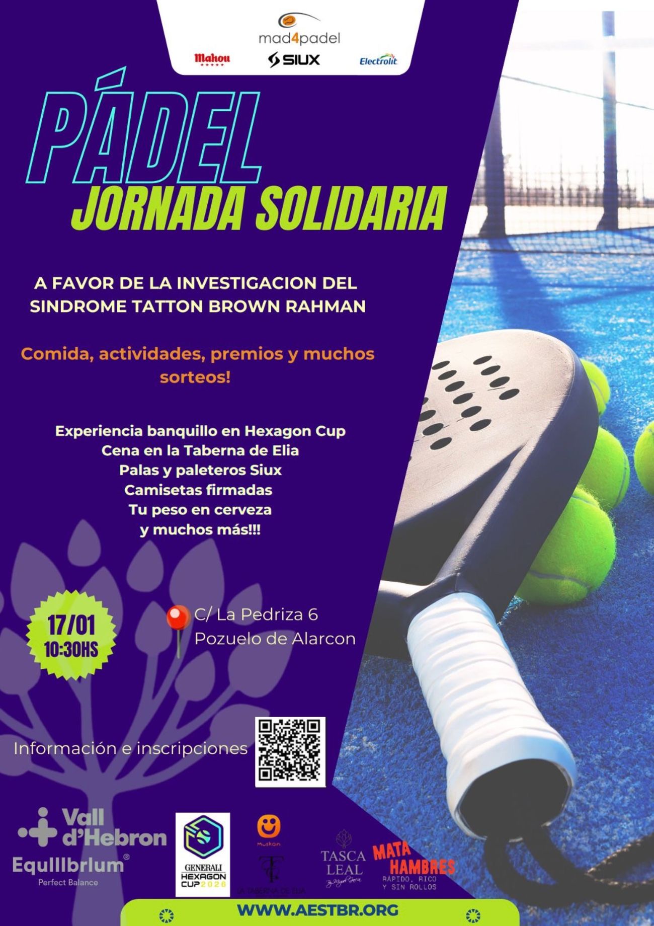 PADEL SOLIDARIO TATTON BROWN RAHMAN (femenino)