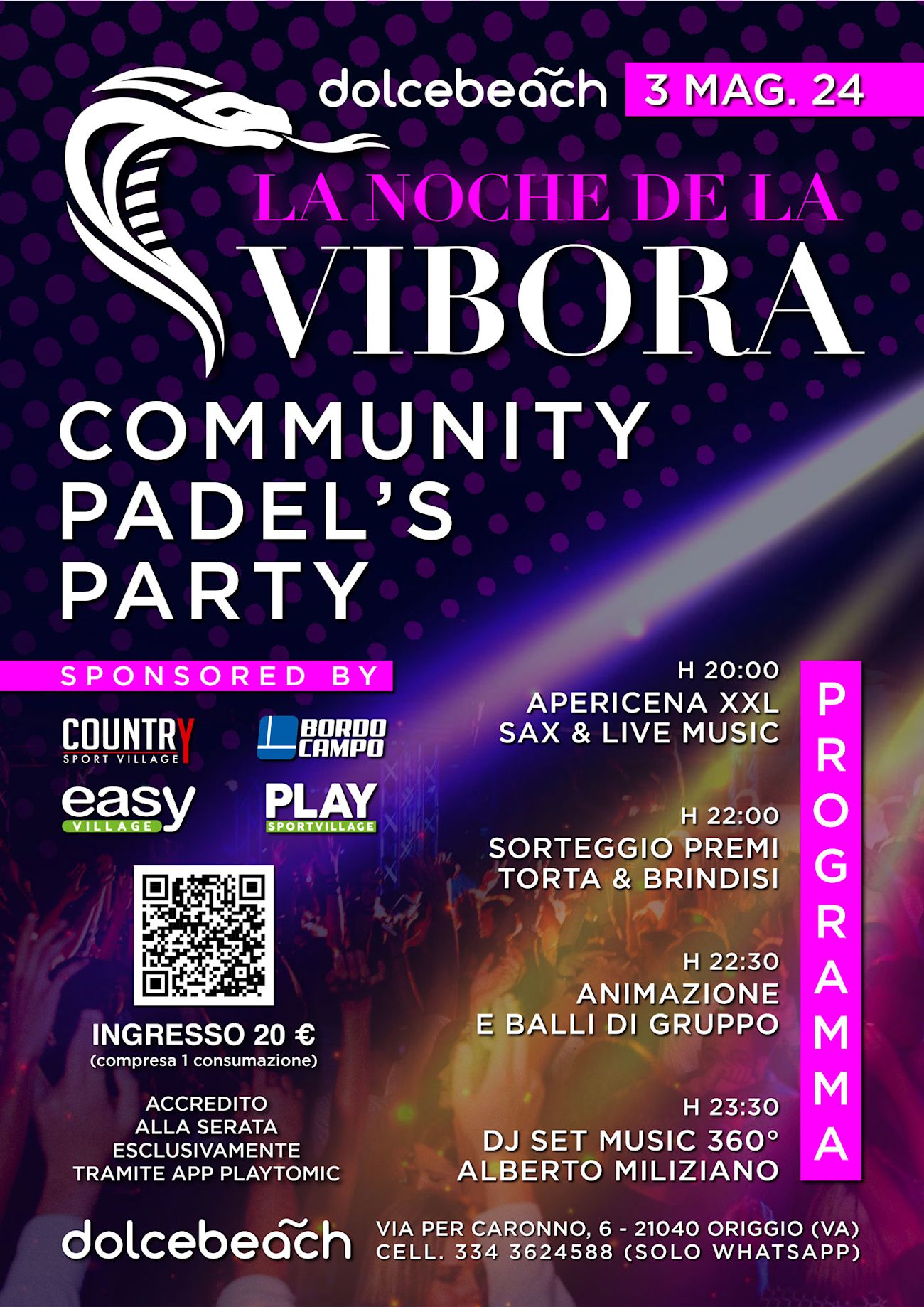 🐍🎼"LA NOCHE DE LA VIBORA"🐍🎼 LISTA WOMAN + OSPITE