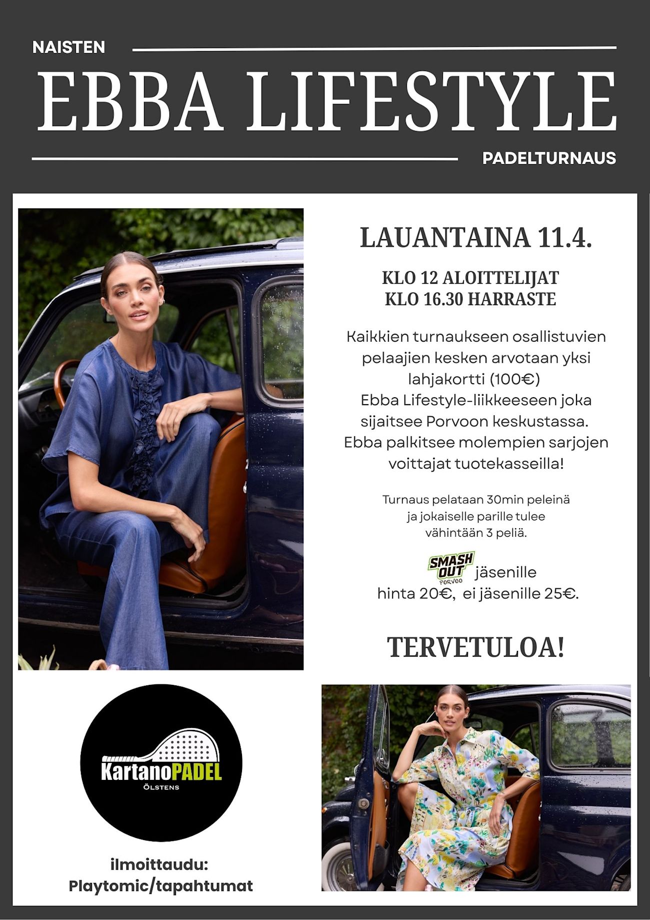 Ebba Lifestyle-turnaus naisille HARRASTE