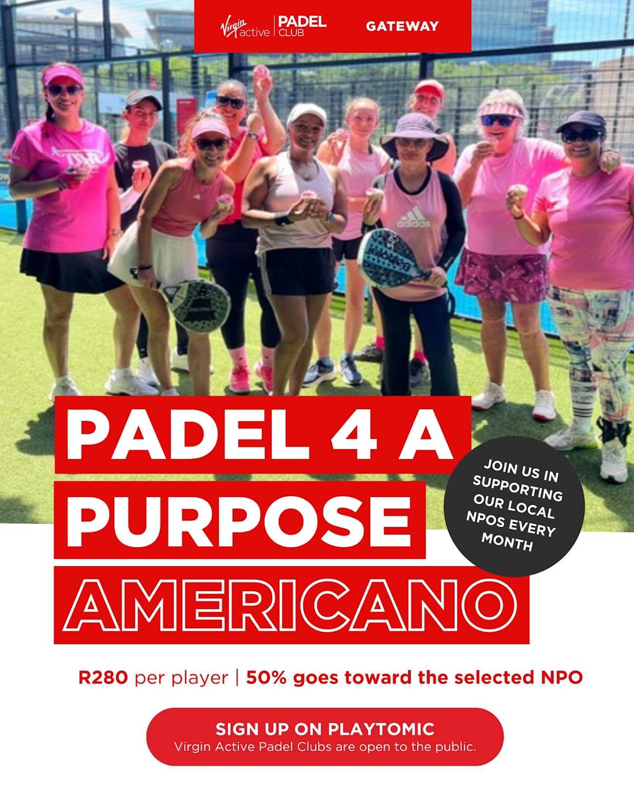 Padel 4 A Purpose - Phoenix Pioneer Primary Nutrition Programme