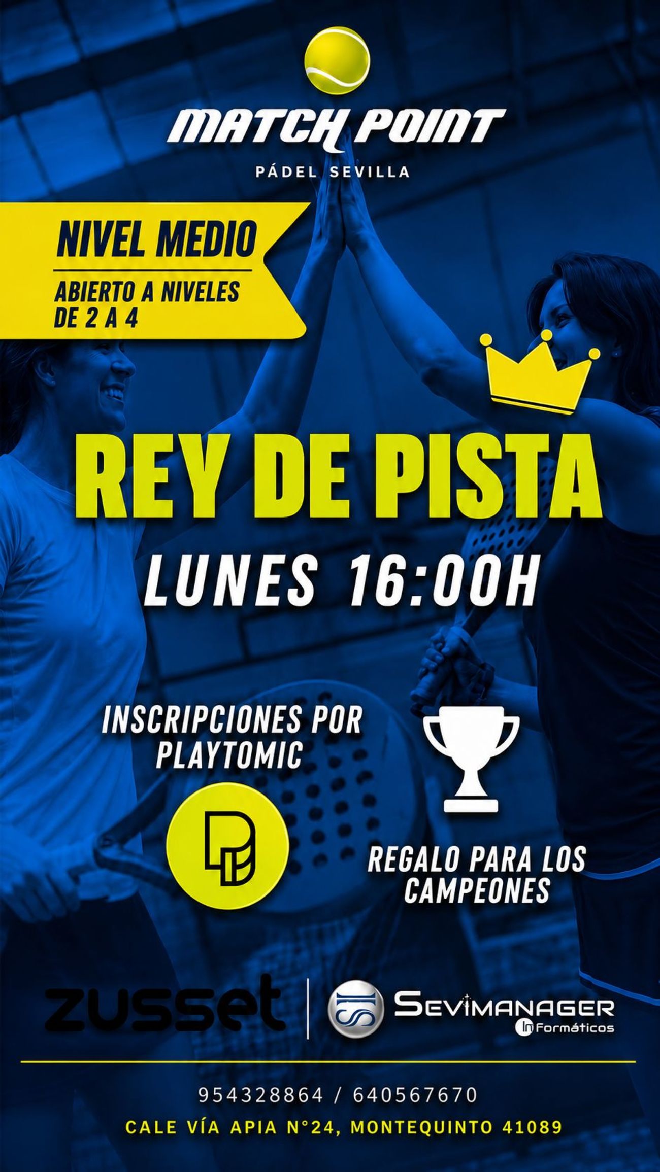 Rey de pista  LUNES 16H