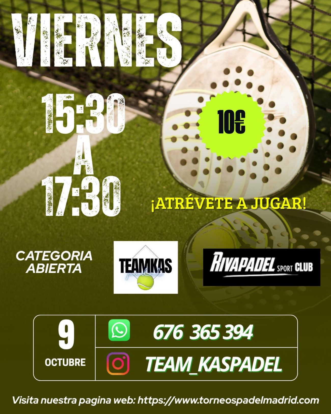 TEAMKAS VIERNES MEDIODIA RIVAPADEL