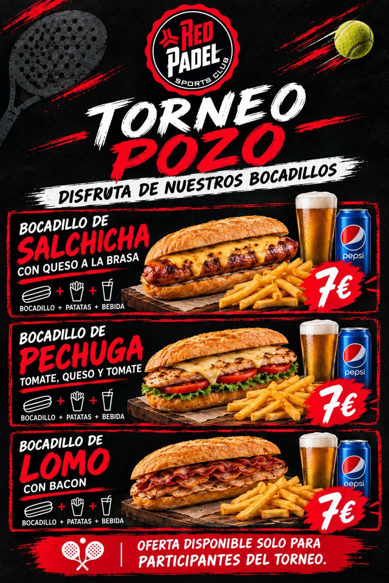 🎾 POZO VIERNES  RED PADEL 2026