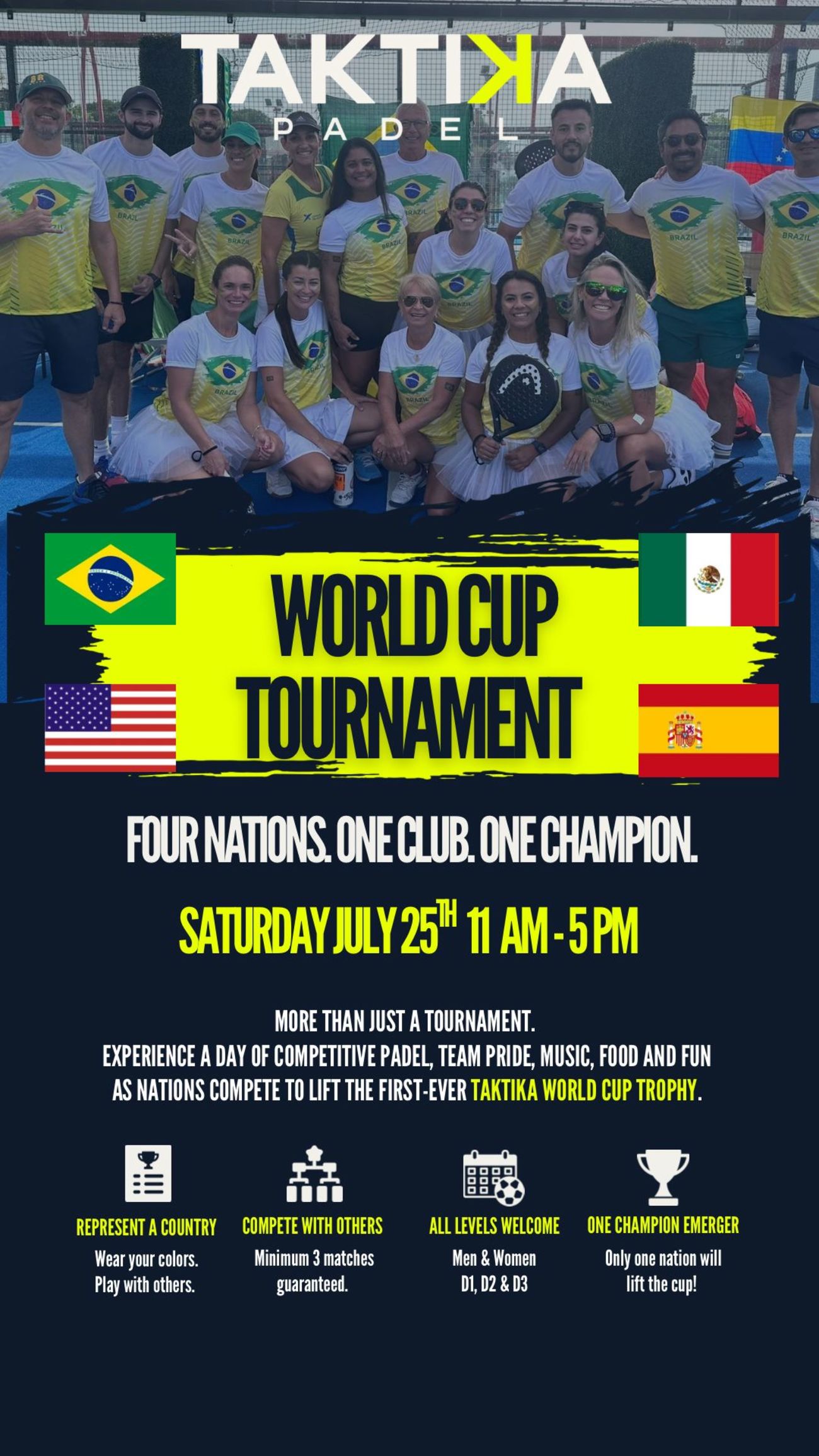 Taktika World Cup Tournament  🇺🇸 🇲🇽 🇪🇸 🇧🇷 ⚽️