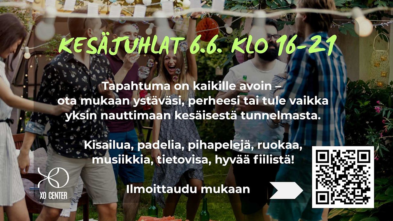🌞 XO:n Kesäjuhla - kaikille avoin tapahtuma