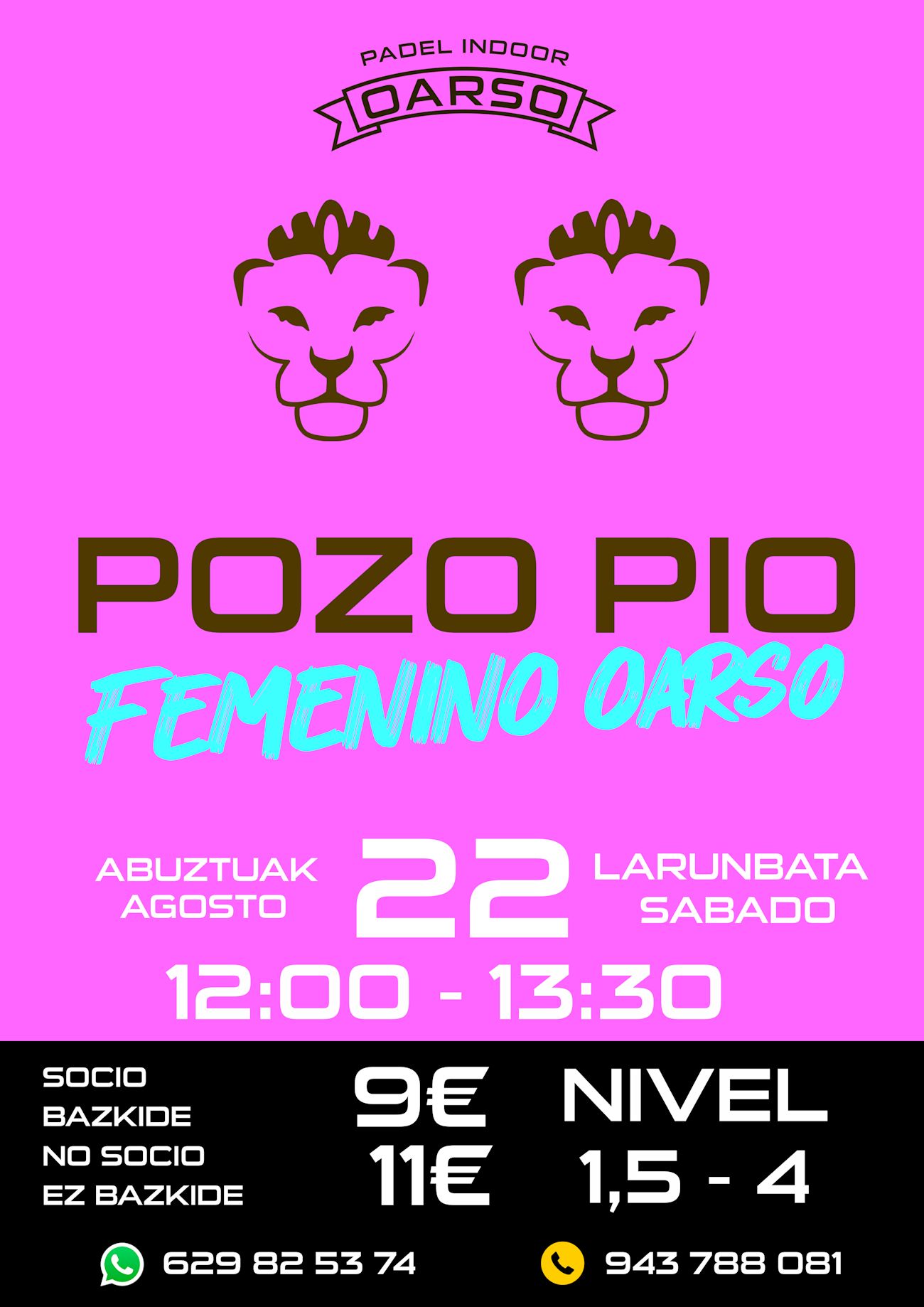 👑 POZO FEMENINO OARSO 👑