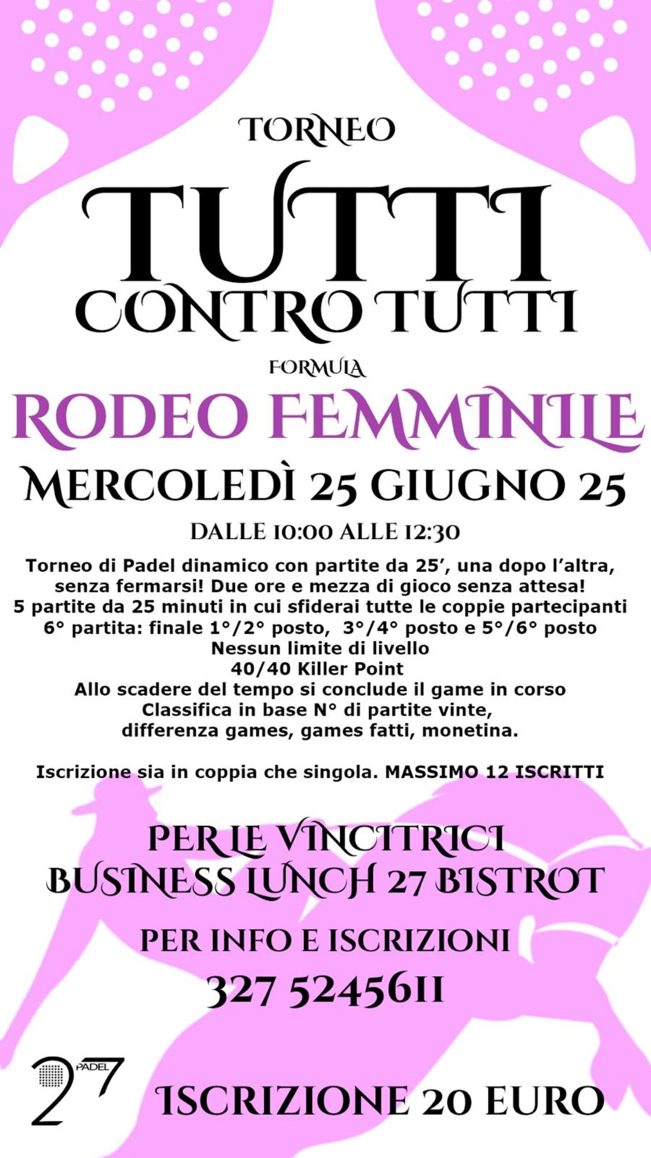 🩷25/06 RODEO FEMMINILE🩷
