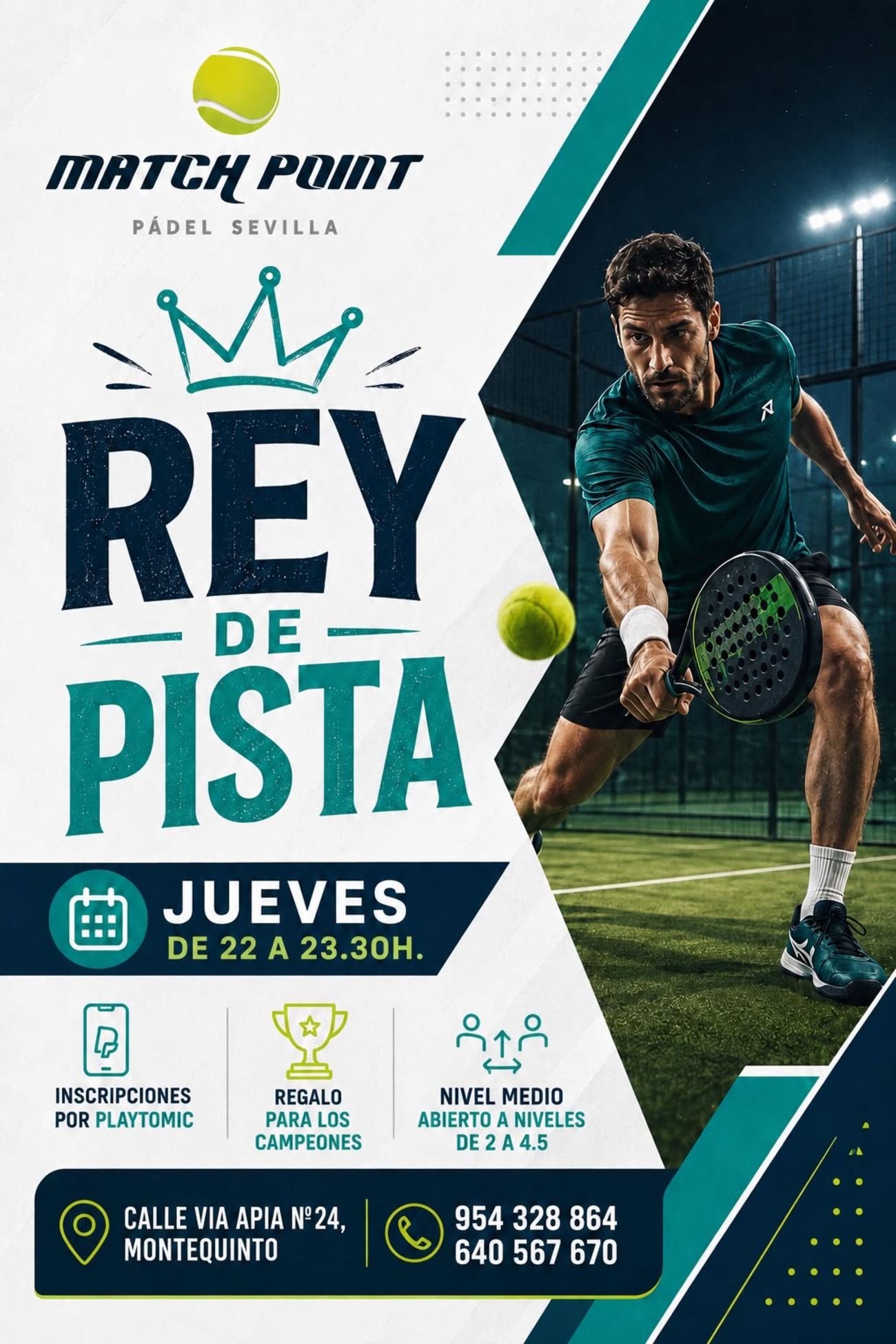 REY DE PISTA JUEVES 22H