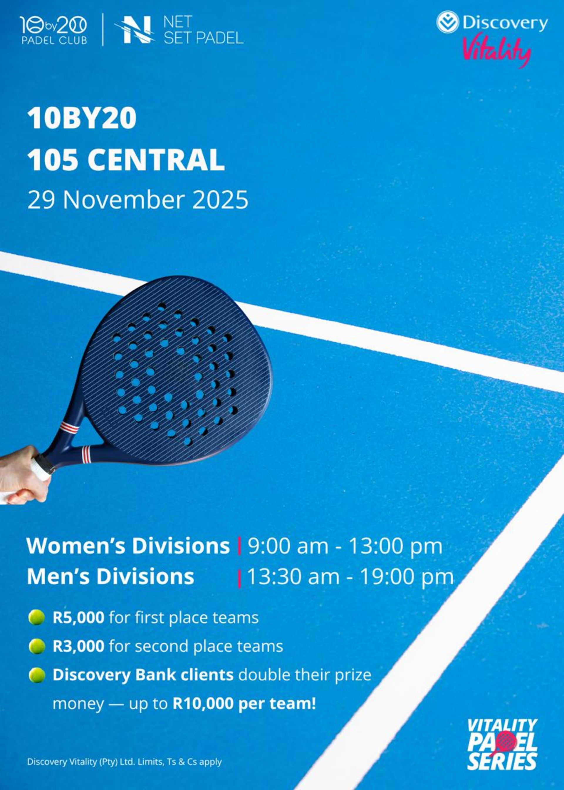 Vitality Padel Series at 105 Central: Women's Rising Stars Division