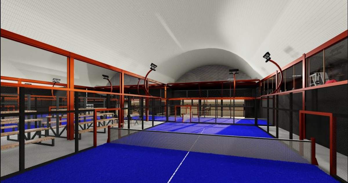Cancha de pádel en Padel X Force Club, Panamá