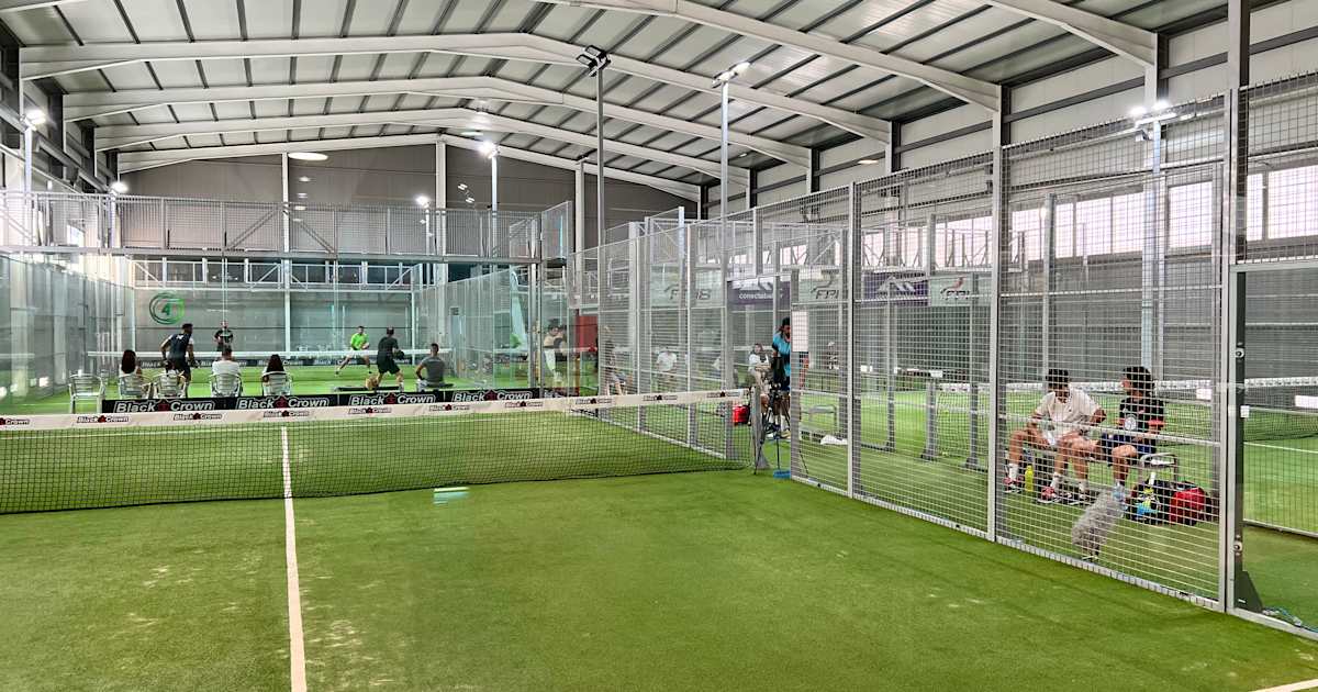 Cancha de pádel en Mallorca Pádel Indoor, Palma de Mallorca