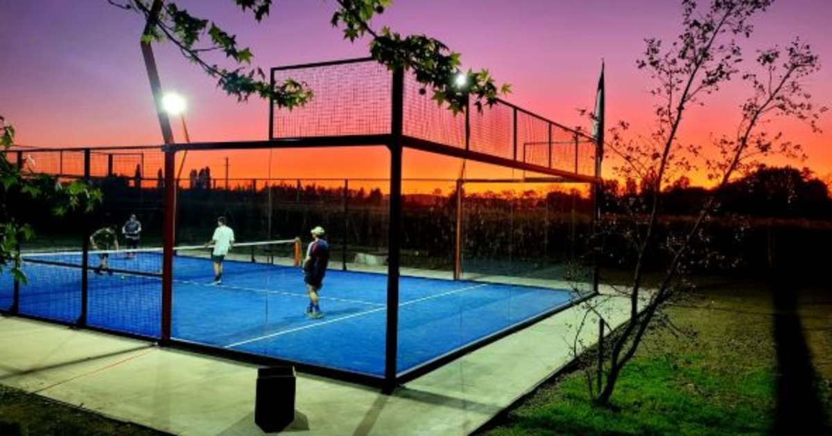 Cancha de pádel en Rustica Padel Club, Nancagua