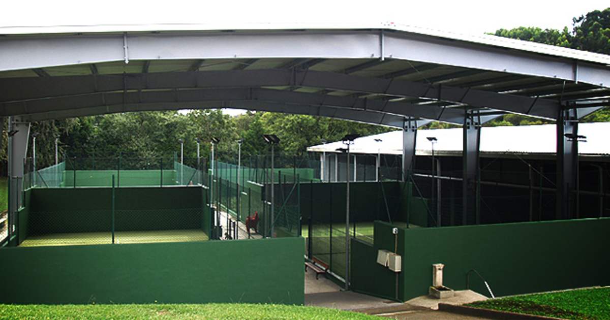 Cancha de pádel en Club Deportivo Martiartu, Erandio