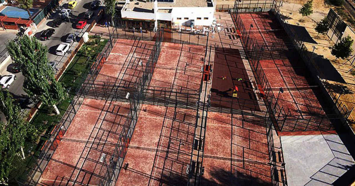 Padel court at Spc M30, Madrid