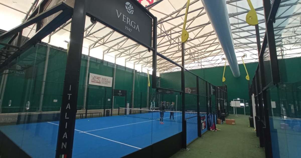 Padel court at City Padel Milano, Milano