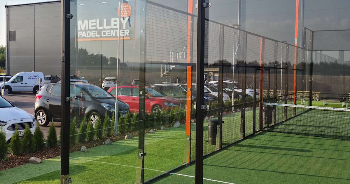 Cancha de pádel en Mellby Padel Center, Mellbystrand