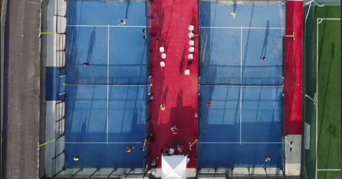 Padel court at Paratina Padel, Napoli