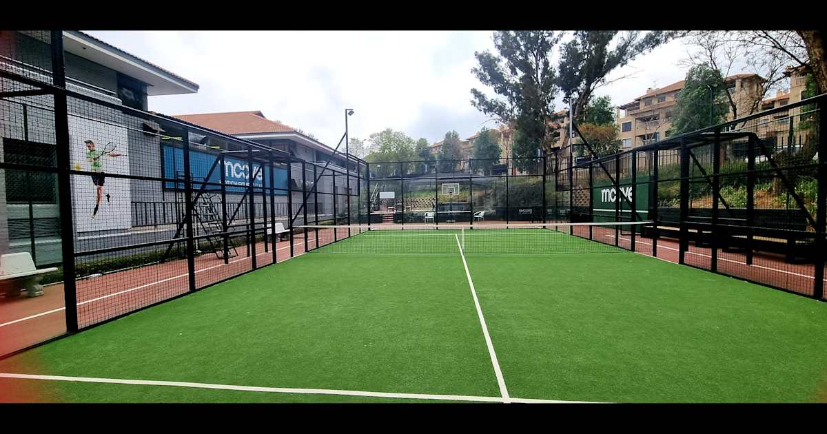Cancha de pádel en Moove Motion Fitness Club Sunninghill, Alexandra
