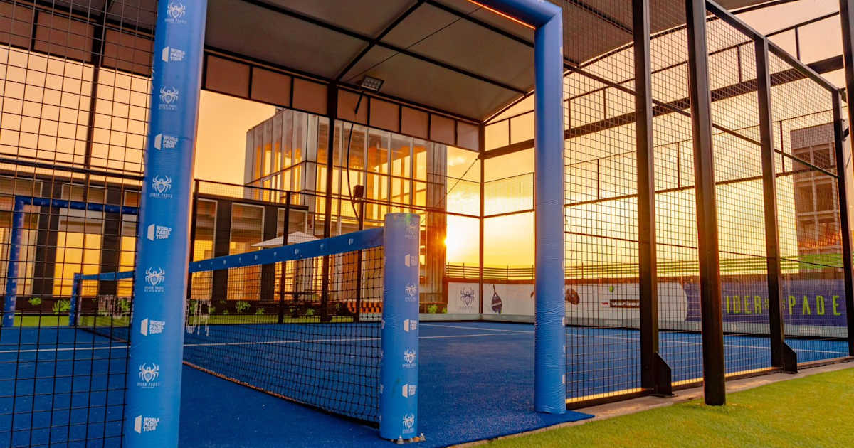 Cancha de pádel en Spider Padel Pedregal, Ciudad de México